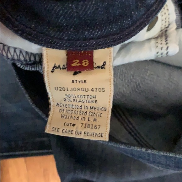 7 for all Mankind dark bootcut jean sz 28 - Picture 6 of 6